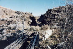 Looking north