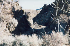 Cut in Washoe canyon